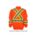 Class3 CSA Z96 High Visibility Safety Sweatshirt with Reflective Tape